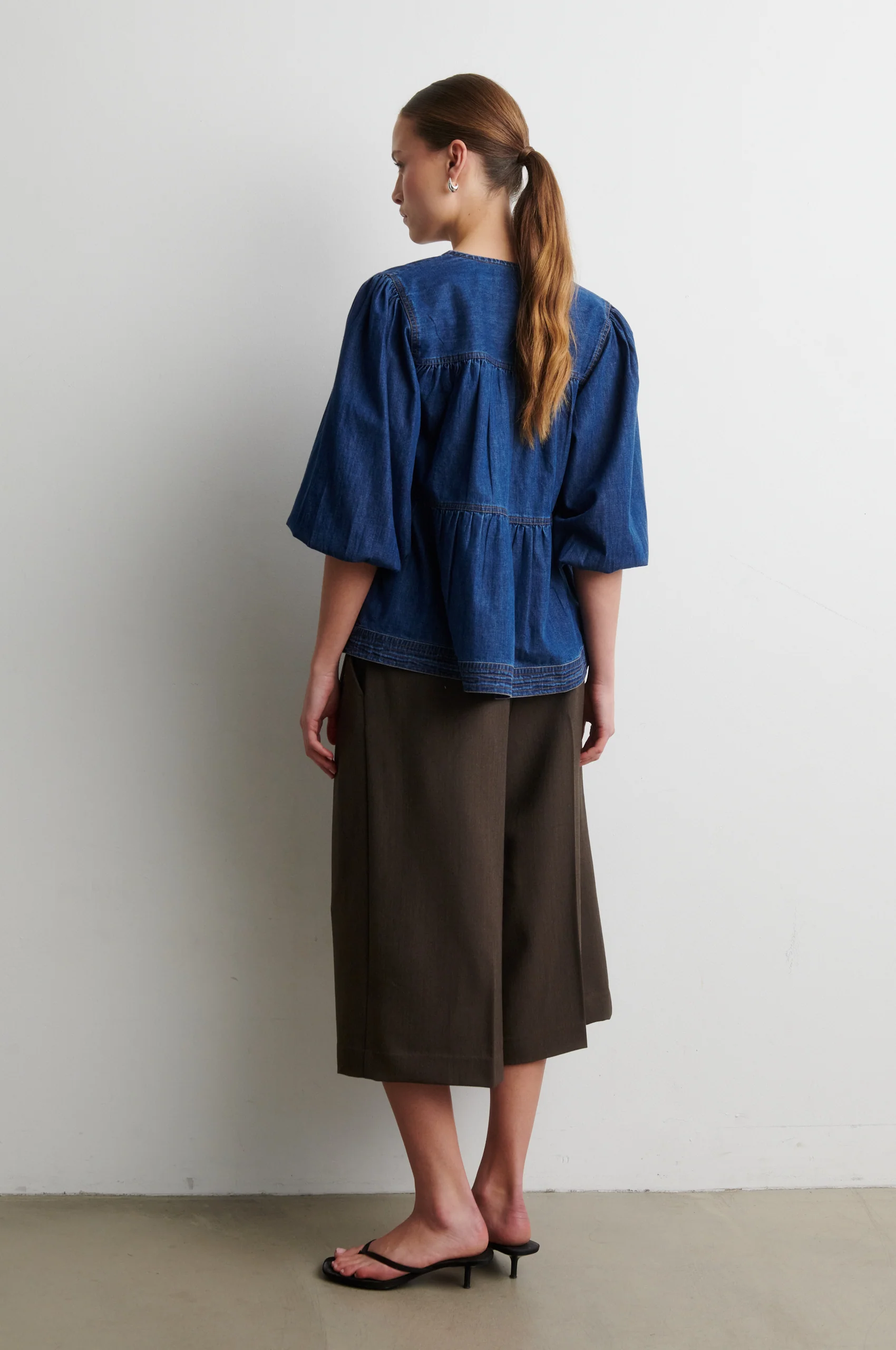 Evana Denim Blouse - Image 6