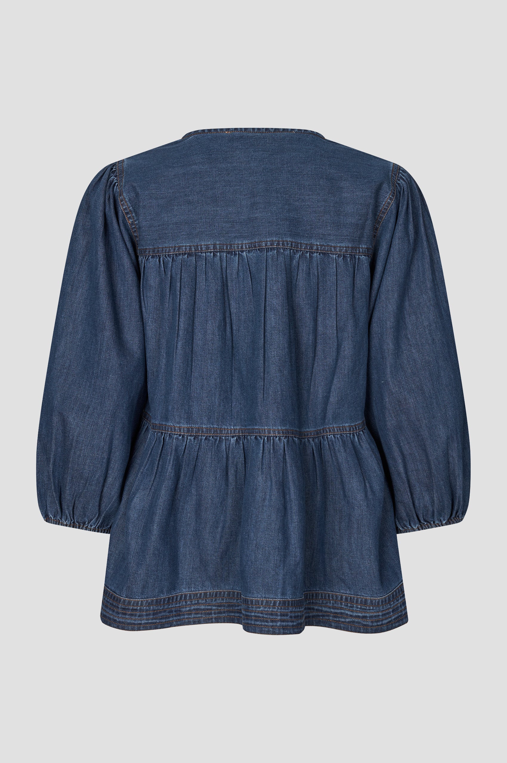 Evana Denim Blouse - Image 7