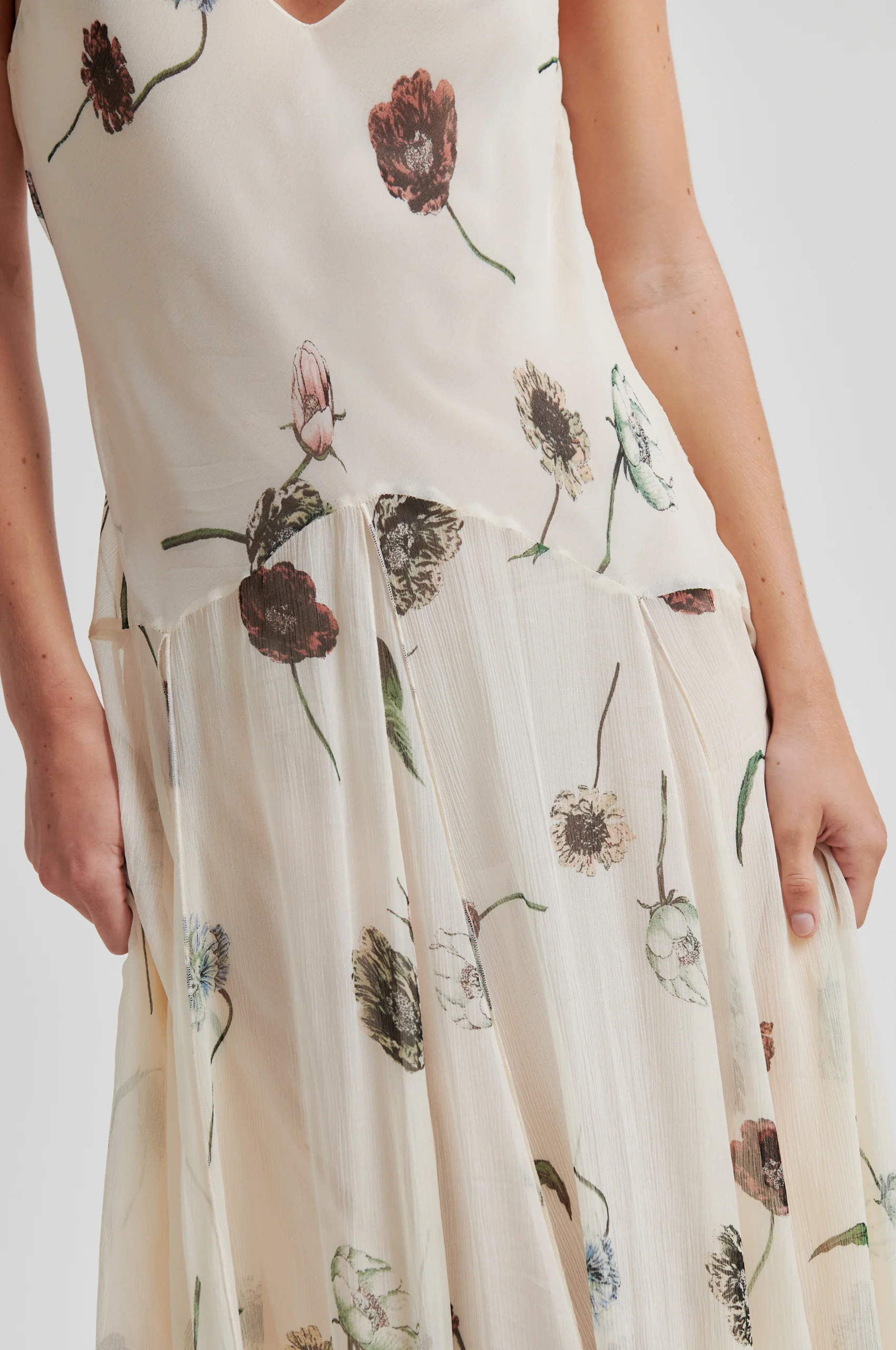 Florala Strap Dress - Image 5