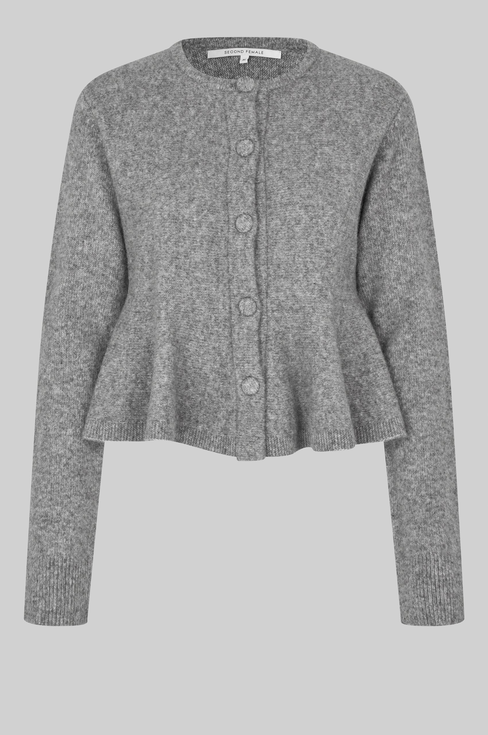 Hiva Peplum Knit Cardigan - Image 6