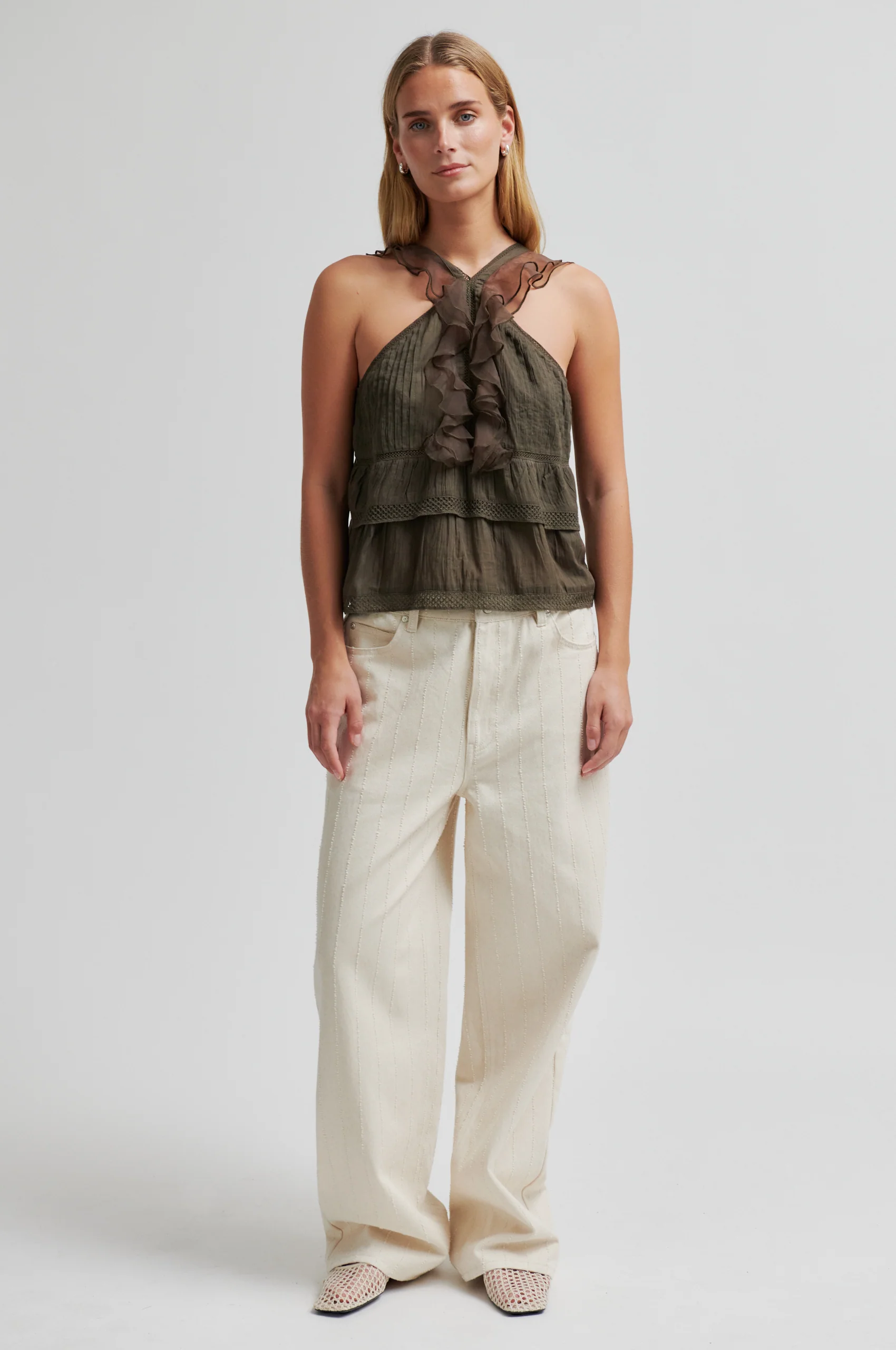 Kristel Frill Strap Top - Image 3