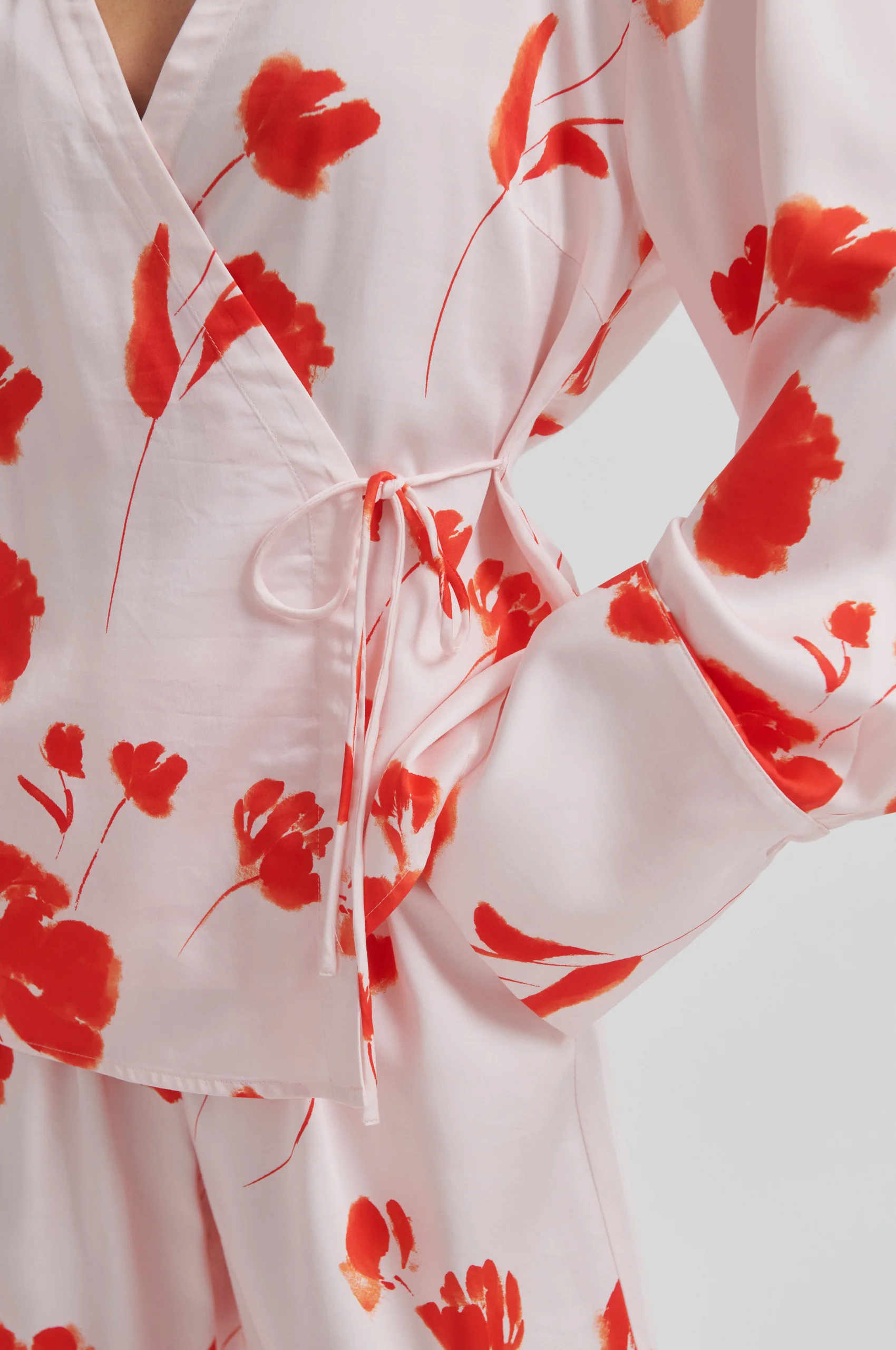 Sakura Wrap Blouse - Image 2