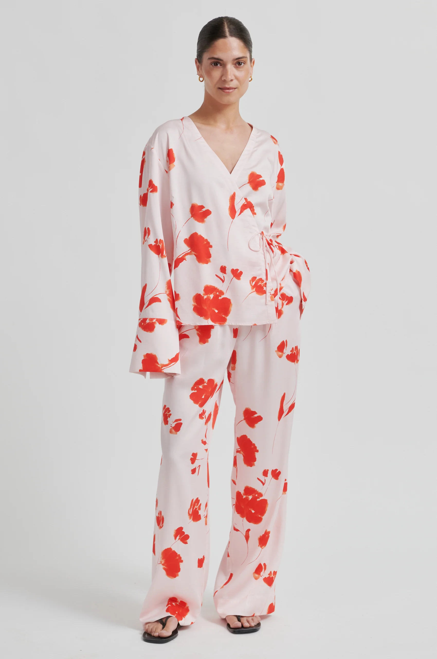 Sakura Wrap Blouse - Image 3