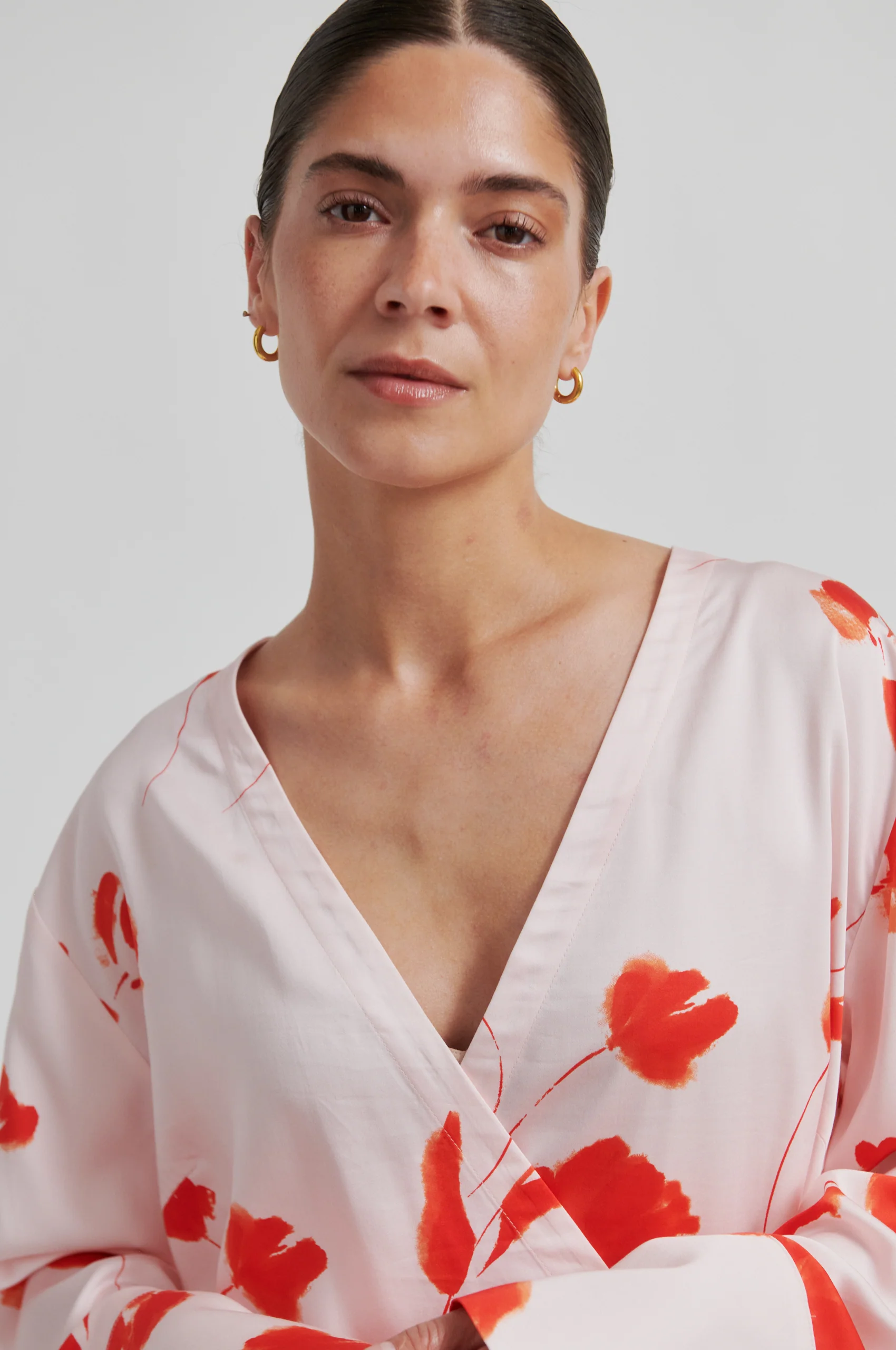 Sakura Wrap Blouse - Image 4